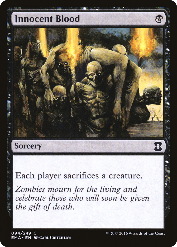 Innocent Blood (EMA-094) [Eternal Masters] Foil MTG Single Wizards of the Coast