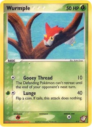 Wurmple - 2/5 (2) - [Promos: Kids WB Promos] Pokemon Single Pokémon