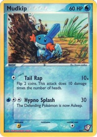 Mudkip - 4/5 () [Promos: Kids WB Promos] Pokemon Single Pokémon