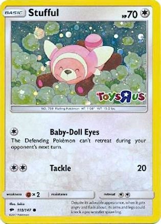 Stufful - 110/147 (Toys R Us) Holofoil [Misc: Cards & Products] Pokemon Single Pokémon