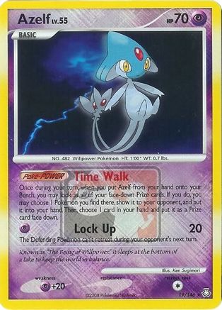 Azelf - 19/146 (League Promo) Reverse Holofoil [Promos: League & Championship Cards] Pokemon Single Pokémon