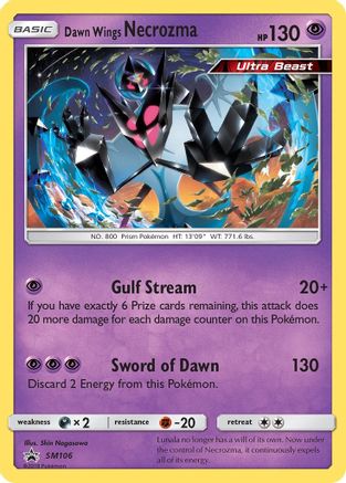 Dawn Wings Necrozma - SM106 (/248) Holofoil [SM: Black Star Promos] Pokemon Single Pokémon