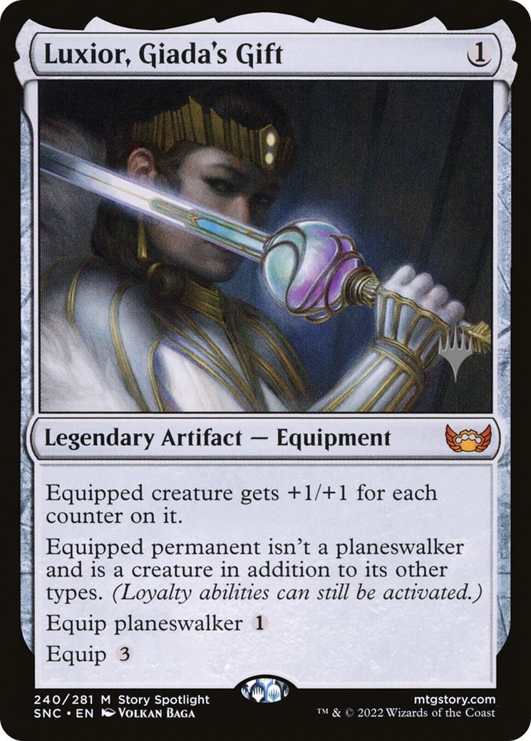 Luxior, Giada's Gift (PPSNC-240) [Streets of New Capenna Promos] Foil MTG Single Wizards of the Coast
