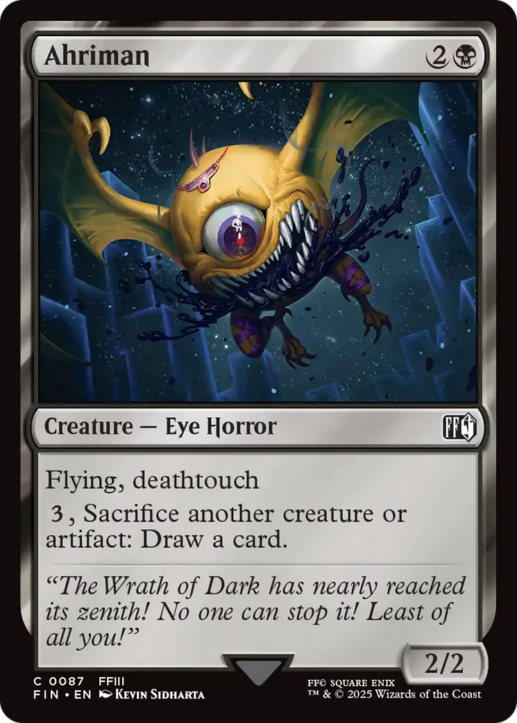 Ahriman (FIN-087) [FINAL FANTASY] Foil MTG Single Wizards of the Coast