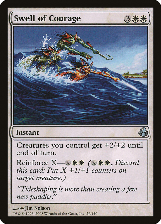 Swell of Courage (MOR-026) [Morningtide] Foil MTG Single Wizards of the Coast