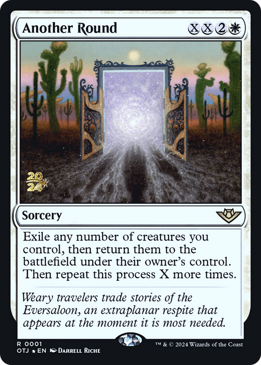 Another Round (PRE-001) [Outlaws of Thunder Junction Promos] Foil MTG Single Wizards of the Coast