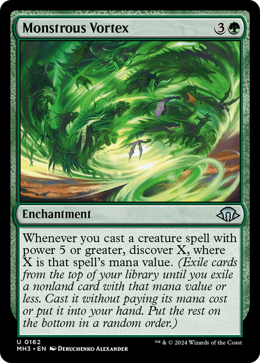 Monstrous Vortex (MH3-162) [Modern Horizons 3] MTG Single Modern Horizons 3