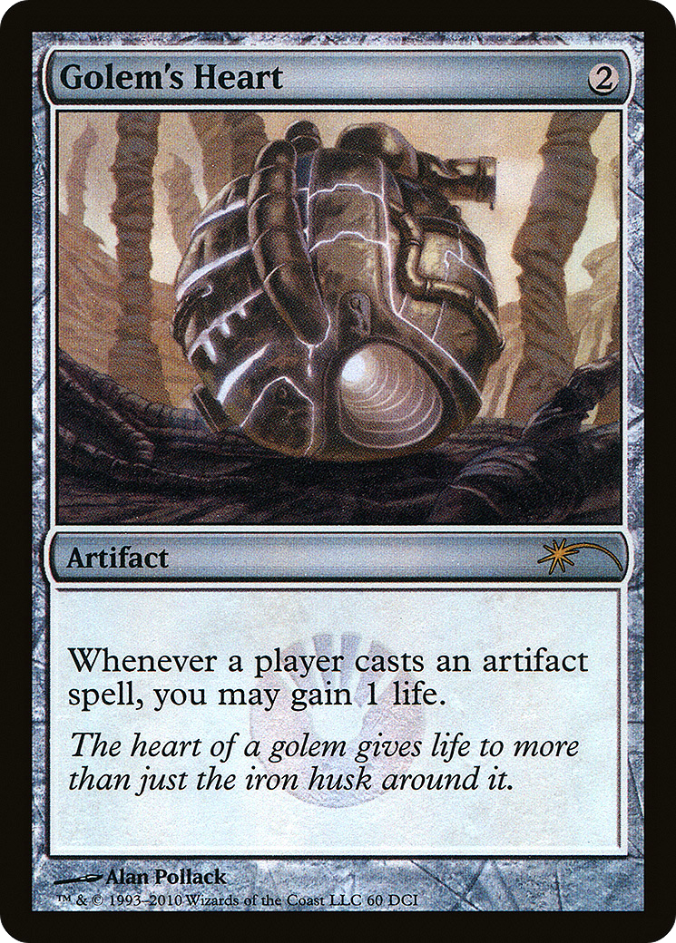 Golem's Heart (WPN-060) [Misc] DCI Promos Foil MTG Single Wizards of the Coast