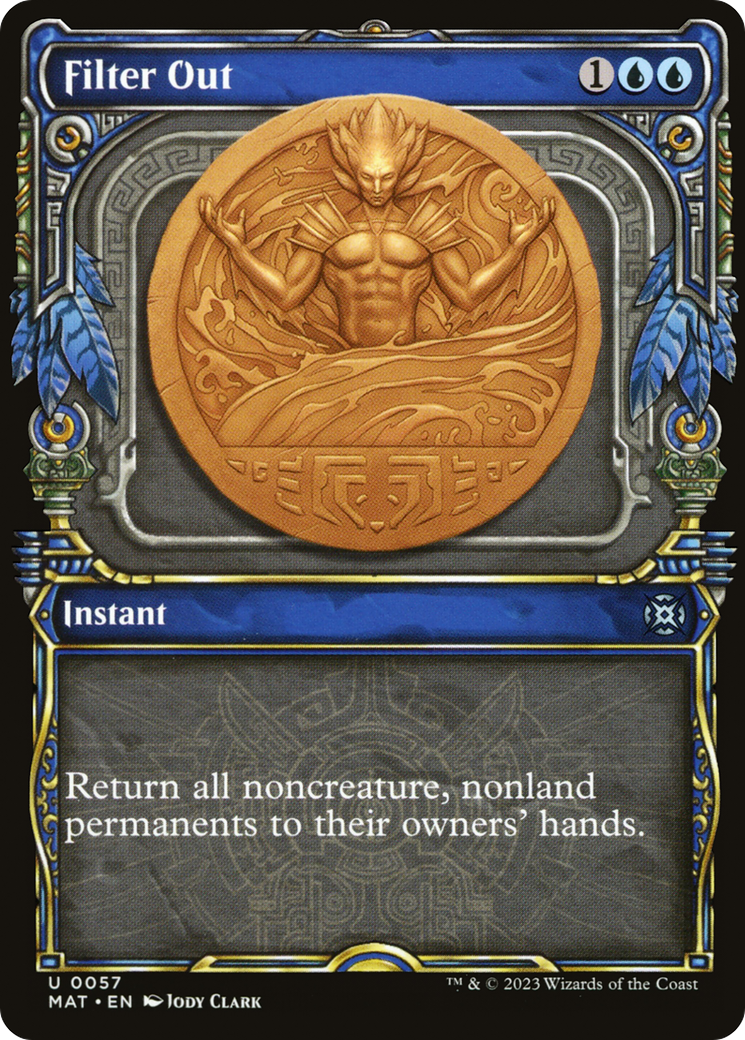 Filter Out (MAT-057) [March of the Machine: The Aftermath] (Showcase) Foil MTG Single Wizards of the Coast