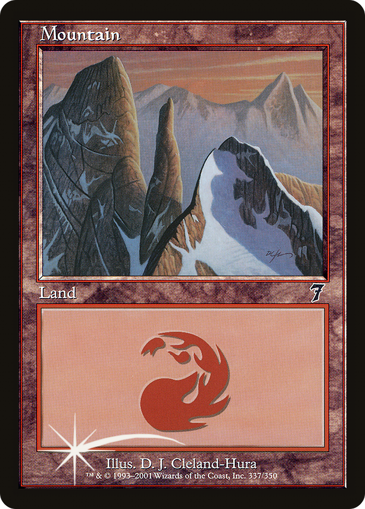 Mountain (337) (7ED-337) [7th Edition] MTG Single Wizards of the Coast