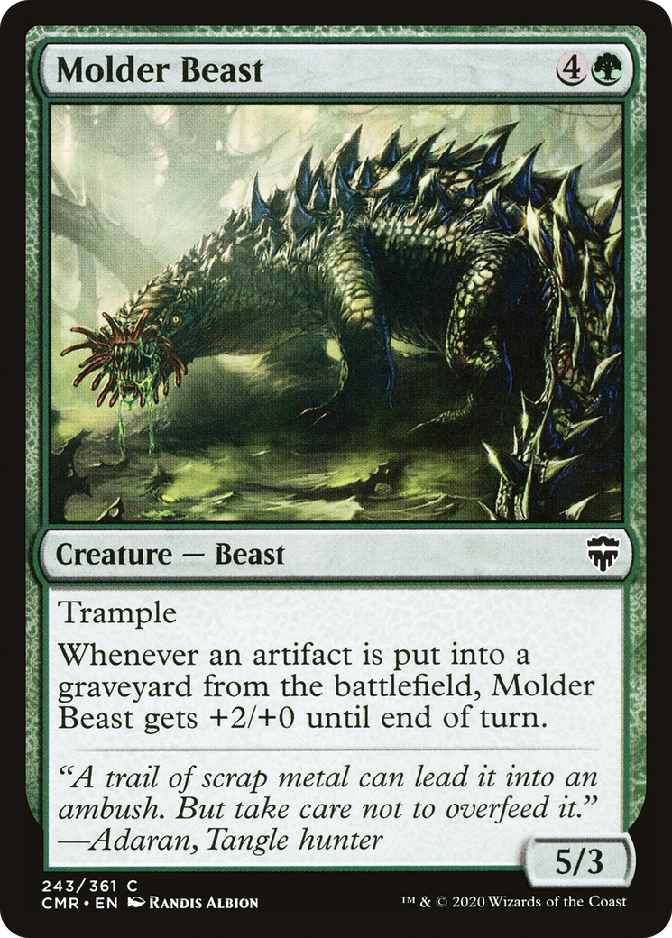 Molder Beast (CMR-243) [Commander Legends] Foil MTG Single Wizards of the Coast