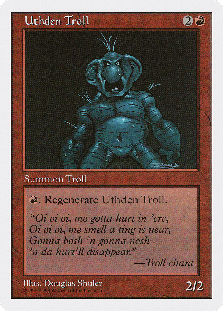 Uthden Troll (ATH-017) [Anthologies] MTG Single Wizards of the Coast