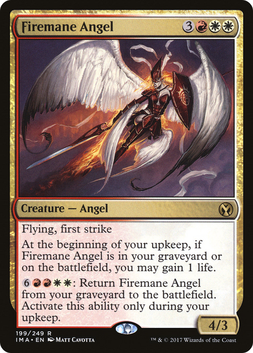 Firemane Angel (IMA-199) [Iconic Masters] MTG Single Wizards of the Coast