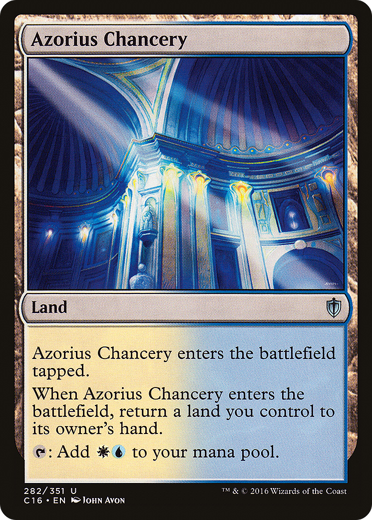Azorius Chancery (C16-282) [Commander 2016] MTG Single Wizards of the Coast