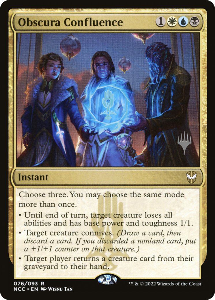 Obscura Confluence (PPSNC-76P) [New Capenna Commander Promos] Foil MTG Single Wizards of the Coast