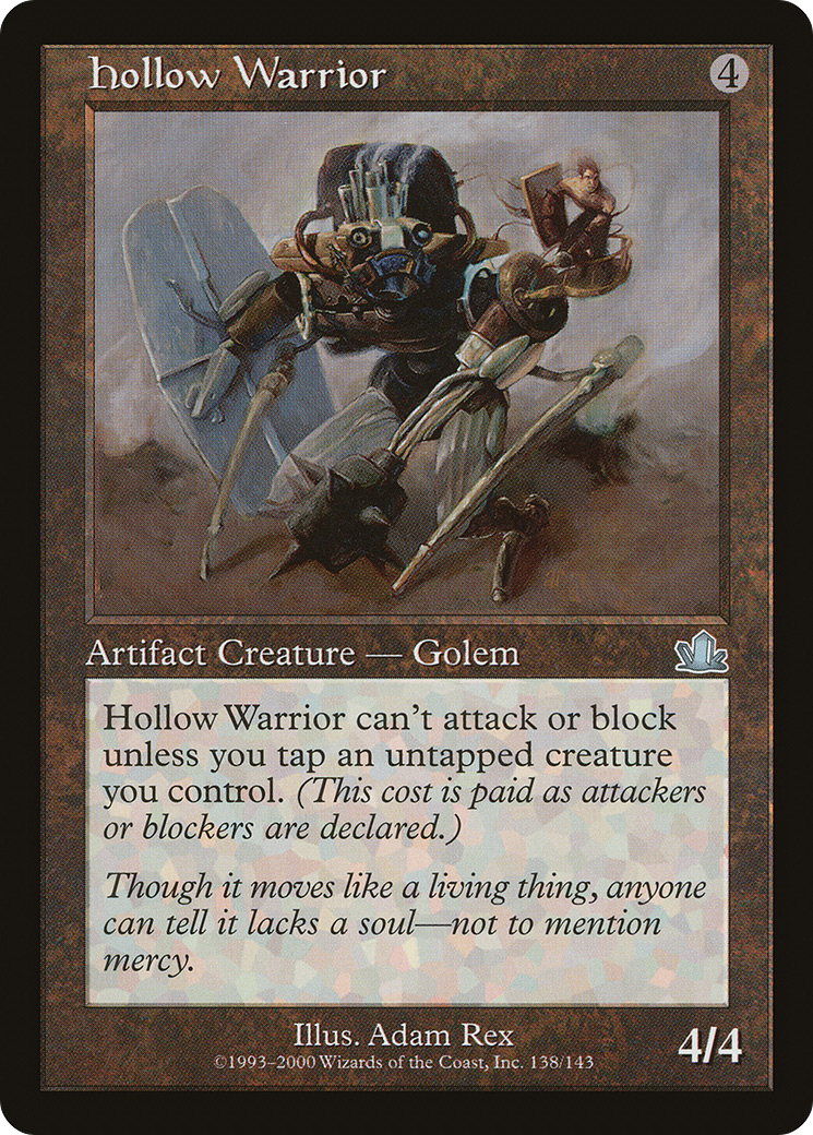 Hollow Warrior (PCY-138) [Prophecy] MTG Single Wizards of the Coast