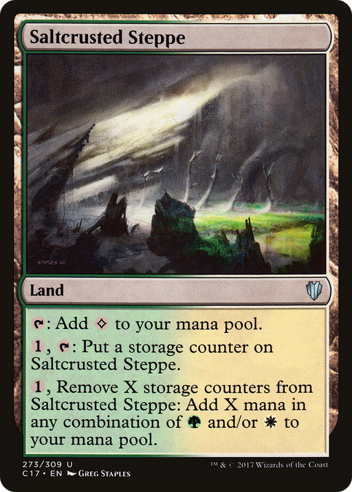 Saltcrusted Steppe (C17-273) [Commander 2017] MTG Single Wizards of the Coast