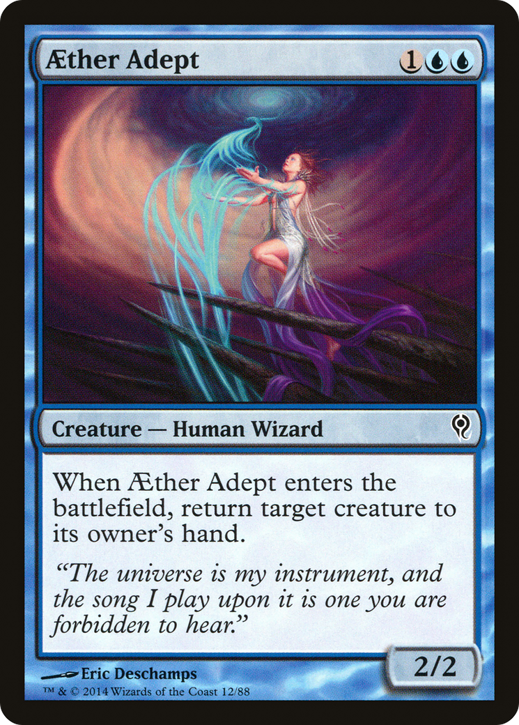 Aether Adept (DDM-012) [Misc] Duel Decks: Jace vs. Vraska MTG Single Wizards of the Coast