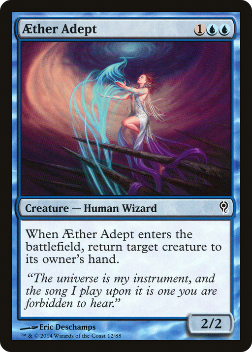Aether Adept (DDM-012) [Misc] Duel Decks: Jace vs. Vraska MTG Single Wizards of the Coast