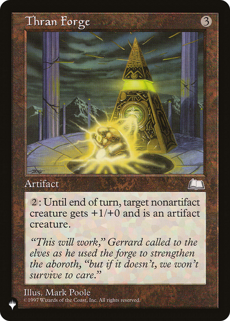 Thran Forge (LIST-WTH-159) [Mystery Booster] The List MTG Single Wizards of the Coast