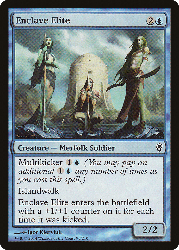 Enclave Elite (CNS-096) [Conspiracy] Foil MTG Single Wizards of the Coast