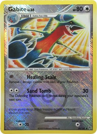 Gabite - 59/147 (Championship Promo) () Reverse Holofoil [Promos: League & Championship Cards] Pokemon Single Pokémon