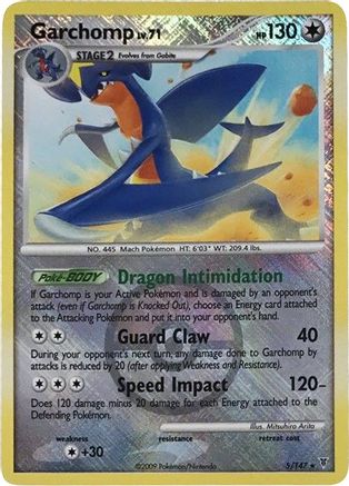 Garchomp 5/147 (Championship Promo) () Reverse Holofoil [Promos: League & Championship Cards] Pokemon Single Pokémon