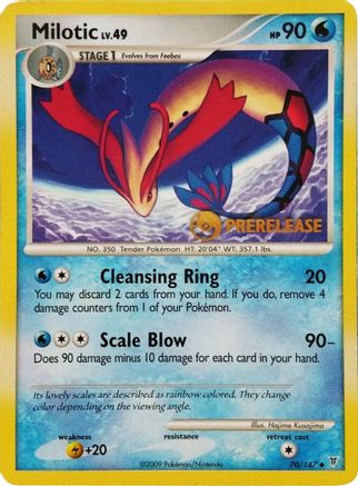 Milotic 70/147 (Prerelease) () [Promos: Nintendo Promos] Pokemon Single Pokémon