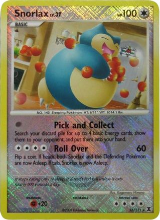 Snorlax - 33/111 (League Promo) Reverse Holofoil [Promos: League & Championship Cards] Pokemon Single Pokémon