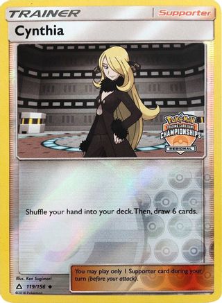 Cynthia - 119/156 (Regional Championships) () Reverse Holofoil [Promos: League & Championship Cards] Pokemon Single Pokémon