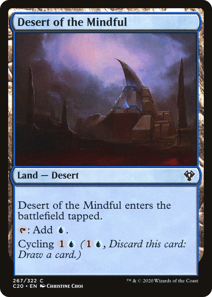 Desert of the Mindful (C20-267) [Commander 2020] MTG Single Wizards of the Coast