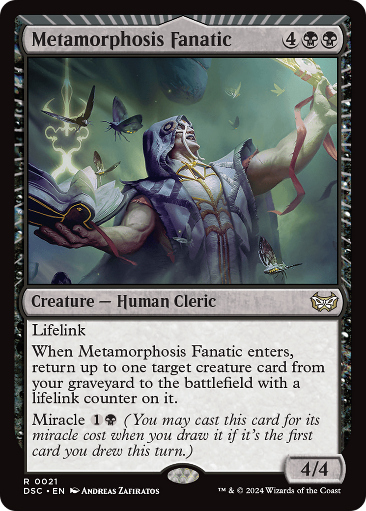 Metamorphosis Fanatic (DSC-021) [Duskmourn: House of Horror Commander] MTG Single Wizards of the Coast