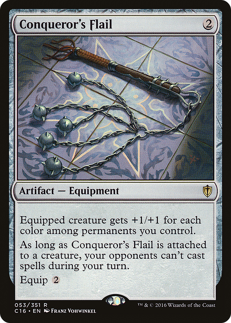 Conqueror's Flail (C16-053) [Commander 2016] MTG Single Wizards of the Coast