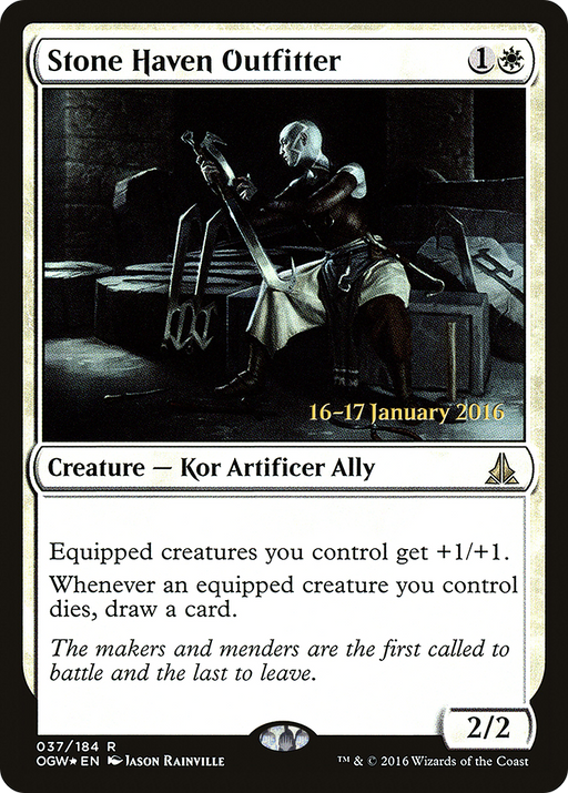 Stone Haven Outfitter (PRE-037) [Oath of the Gatewatch Promos] Foil MTG Single Wizards of the Coast