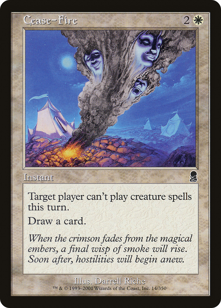Cease-Fire (ODY-014) [Odyssey] MTG Single Wizards of the Coast