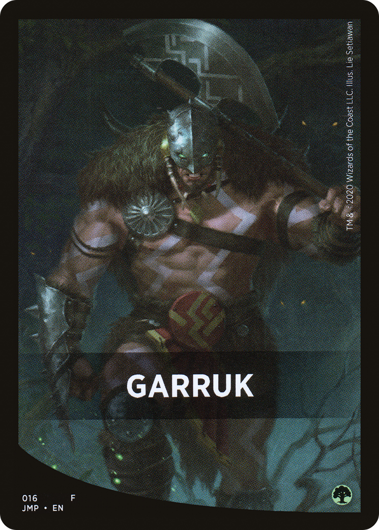 Garruk Theme Card (JMP-016) [Tokens] Jumpstart Front Cards MTG Single Wizards of the Coast