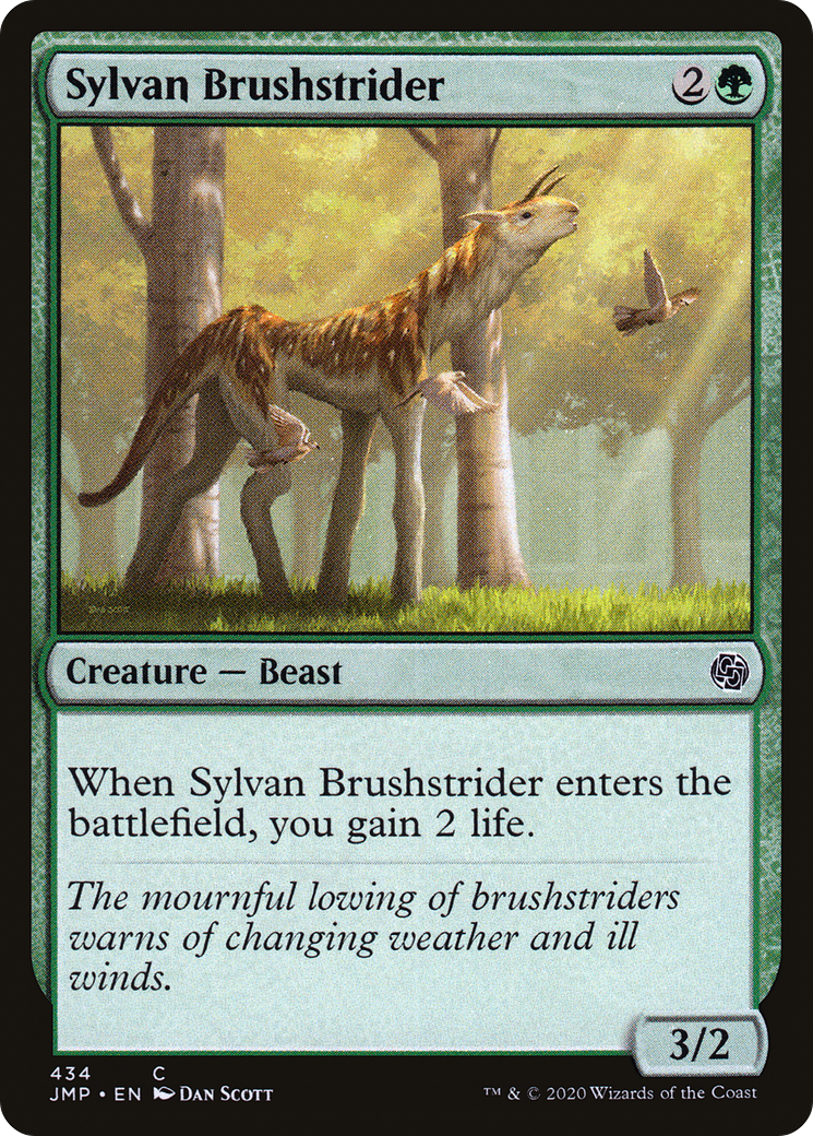 Sylvan Brushstrider (JMP-434) [Jumpstart] MTG Single Wizards of the Coast
