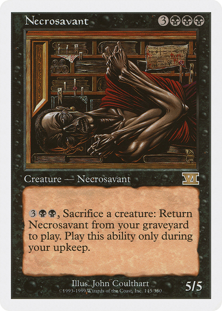 Necrosavant (6ED-145) [Classic Sixth Edition] MTG Single Wizards of the Coast
