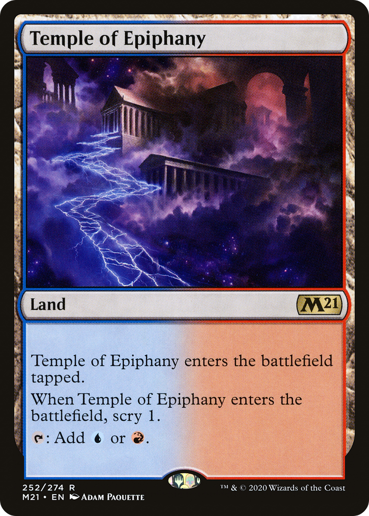 Temple of Epiphany (M21-252) [Core Set 2021] MTG Single Wizards of the Coast
