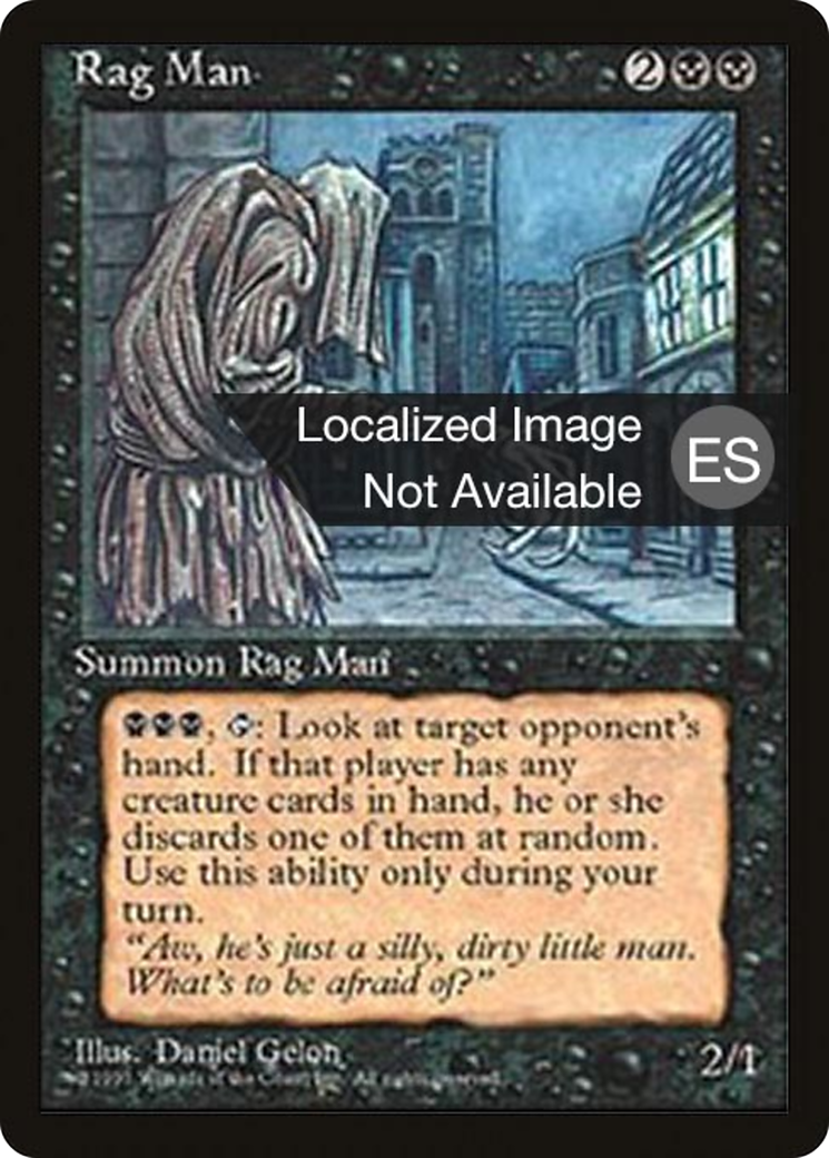 Rag Man (4BB-155) [Fourth Edition Foreign Black Border] MTG Single Wizards of the Coast