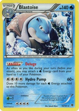 Blastoise - 16/101 (Cosmos Holo) () Holofoil [Misc: Blister Exclusives] Pokemon Single Pokémon