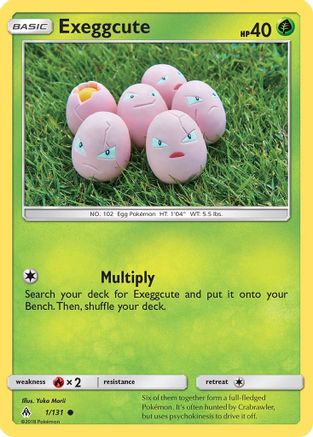 Exeggcute (1/131) [SM: Forbidden Light] Pokemon Single Pokémon