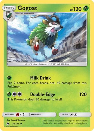 Gogoat (/131) Reverse Holofoil [SM: Forbidden Light] Pokemon Single Pokémon