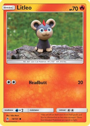 Litleo (18/131) [SM: Forbidden Light] Pokemon Single Pokémon