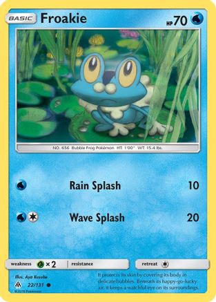 Froakie (22) (22/131) - [SM: Forbidden Light] Reverse Holofoil Pokemon Single Pokémon