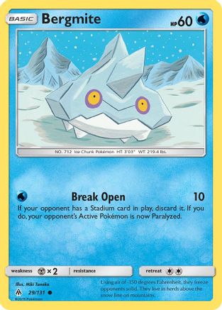 Bergmite (/131) [SM: Forbidden Light] Pokemon Single Pokémon