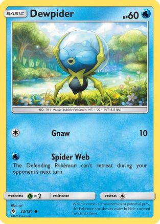Dewpider (/131) Reverse Holofoil [SM: Forbidden Light] Pokemon Single Pokémon