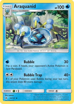 Araquanid (/131) Reverse Holofoil [SM: Forbidden Light] Pokemon Single Pokémon