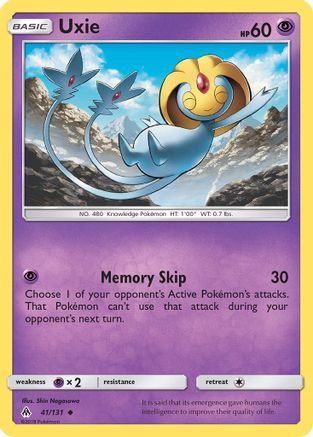 Uxie (41/131) [SM: Forbidden Light] Pokemon Single Pokémon