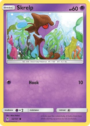 Skrelp (52/131) Reverse Holofoil [SM: Forbidden Light] Pokemon Single Pokémon